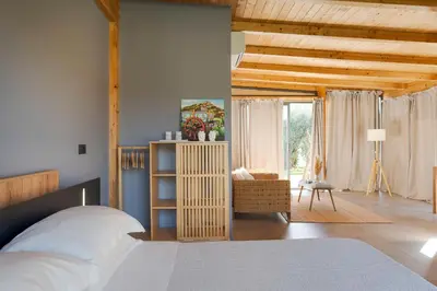 Letto o letti in una camera di Caponegro