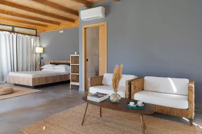 Letto o letti in una camera di Caponegro