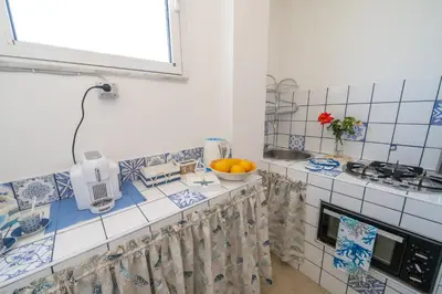 Cucina o angolo cottura di VICOLO A MARE