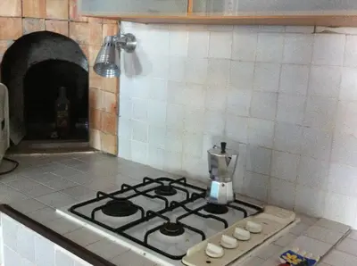 Cucina o angolo cottura di san lorenzo a 4 mt dal mare colore smeraldo a due passi da Marzamemi