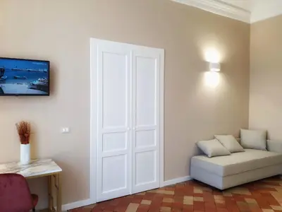 Area soggiorno di Palazzo La Piana Rooms