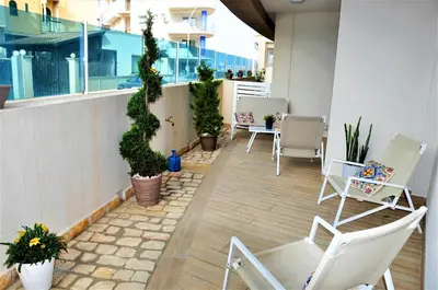 Balcone o terrazza di Mediterraneo Apartments ARGENTO