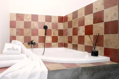 Letto o letti in una camera di MYMOON Val di Noto