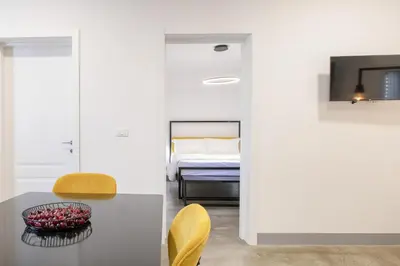 TV o dispositivi per l'intrattenimento presso MYMOON casa vacanze Noto