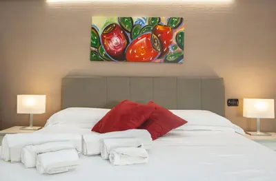 Letto o letti in una camera di Pietranera Residence