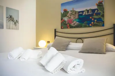 Letto o letti in una camera di Pietranera Residence