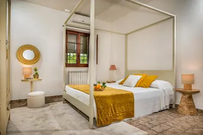 Letto o letti in una camera di Il Giardino Dei Limoni 8, Emma Villas