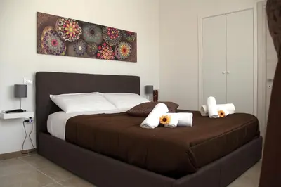 Letto o letti in una camera di Casa vacanze Mandalà