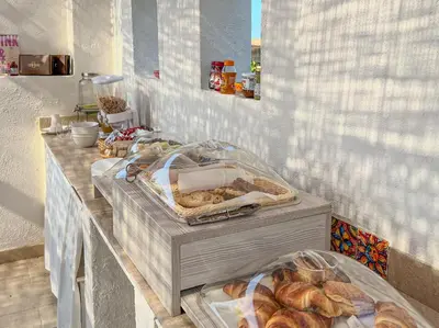 Cibo presso il bed & breakfast o nelle vicinanze
