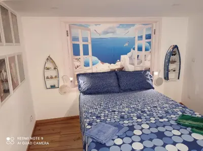Letto o letti in una camera di Casa Titanic Siracusa