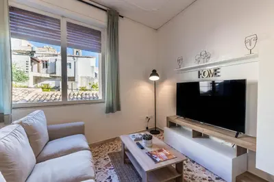 TV o dispositivi per l'intrattenimento presso Trigona 4 Apartment