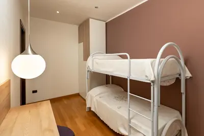 Letto o letti in una camera di Casa dei Mori
