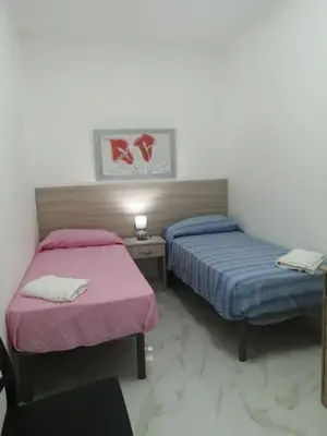 Letto o letti in una camera di Casa marzamemi