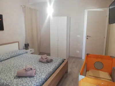Letto o letti in una camera di Casa Opuntia Rosolini