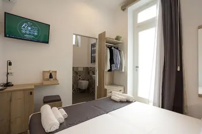 Letto o letti in una camera di Fico - Finestra Contemporanea