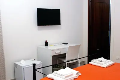 Letto o letti in una camera di B&B Ciccannina