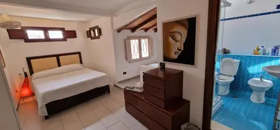 Bagno di SEA-VIEW TERRACE & BIKES Moon Ortigia Holiday Home