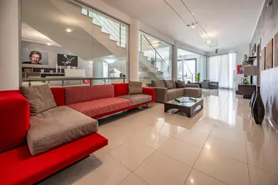 Area soggiorno di Villa Floyd Charming Rooms B&B