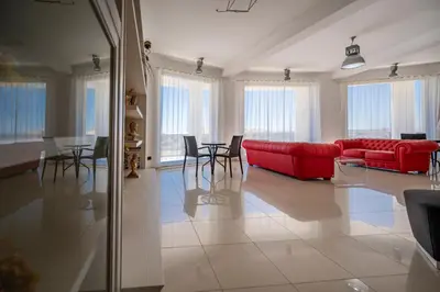 Area soggiorno di Villa Floyd Charming Rooms B&B