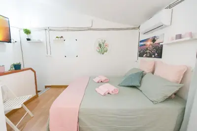 Letto o letti in una camera di Casa Giulia