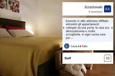 Letto o letti in una camera di PALAZZO NICASTRO gh - Red House apartment