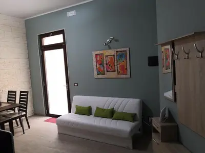 Letto o letti in una camera di Casa Vincent