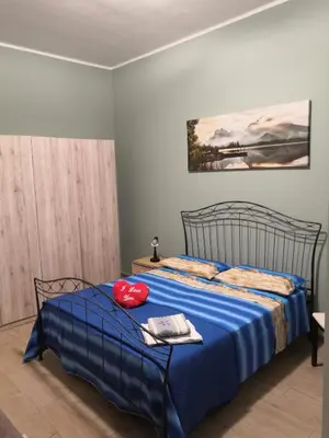 Letto o letti in una camera di Casa Vincent