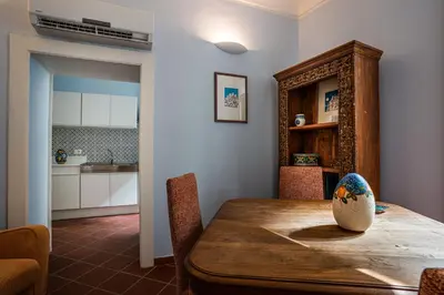 Area soggiorno di I Tre Balconi di Via Roma Apartment