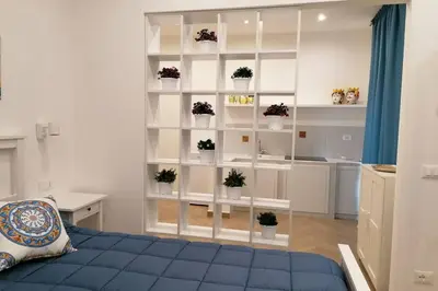 Letto o letti in una camera di Casa Turiddu