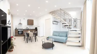 Cucina o angolo cottura di Eos Sea View Apartments