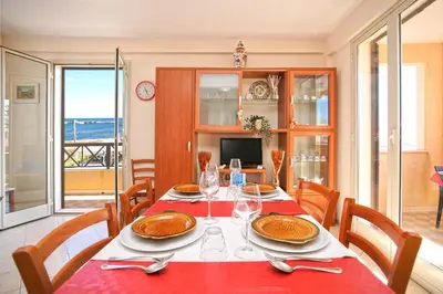 Area soggiorno di CASA LUCA Appartamento al centro di Marzamemi vista mare con parcheggio privato