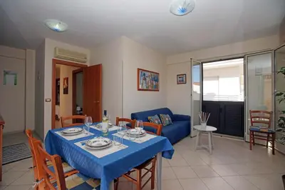 Area soggiorno di CASA LUCA Appartamento al centro di Marzamemi vista mare con parcheggio privato
