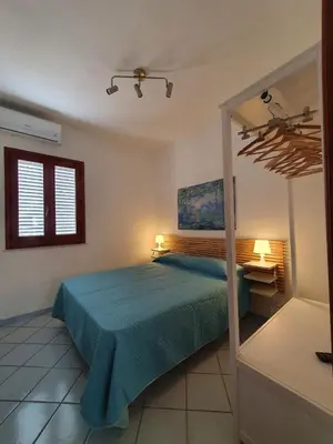 Letto o letti in una camera di Appartamento Ionios