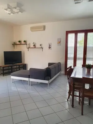TV o dispositivi per l'intrattenimento presso Appartamento Ionios