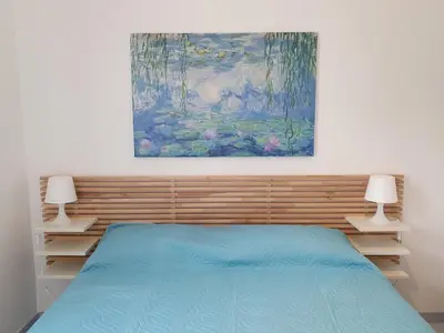 Letto o letti in una camera di Appartamento Ionios