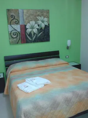 Letto o letti in una camera di Suliccenti b&b Marzamemi