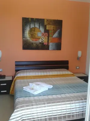 Letto o letti in una camera di Suliccenti b&b Marzamemi