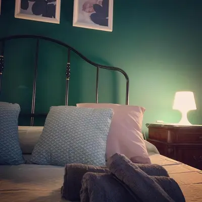 Letto o letti in una camera di B&B Fiorisol