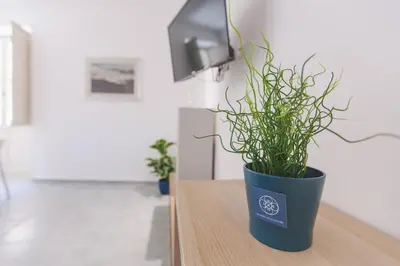TV o dispositivi per l'intrattenimento presso Alagona Apartment