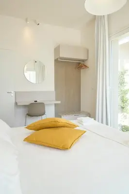 Letto o letti in una camera di Room45