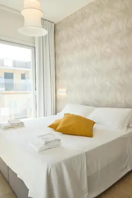 Letto o letti in una camera di Room45