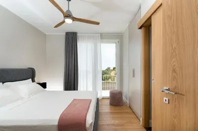 Letto o letti in una camera di ColleVerde