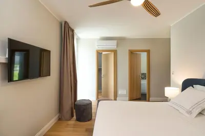 Letto o letti in una camera di ColleVerde