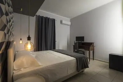 Letto o letti in una camera di A vista ri luocci