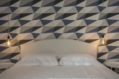 Letto o letti in una camera di A vista ri luocci