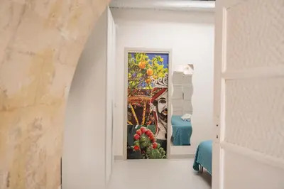 Letto o letti in una camera di La Sicilia in un Sogno Vista Mare