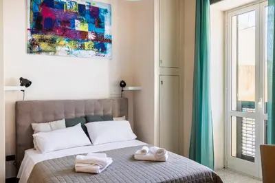 Letto o letti in una camera di Guest House Aurispa