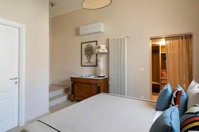Letto o letti in una camera di Aurispa