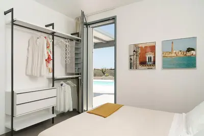 Letto o letti in una camera di Villa Mia