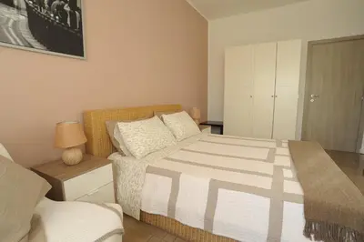 Letto o letti in una camera di B&B Mare di Augusta La Finestra sul Porto
